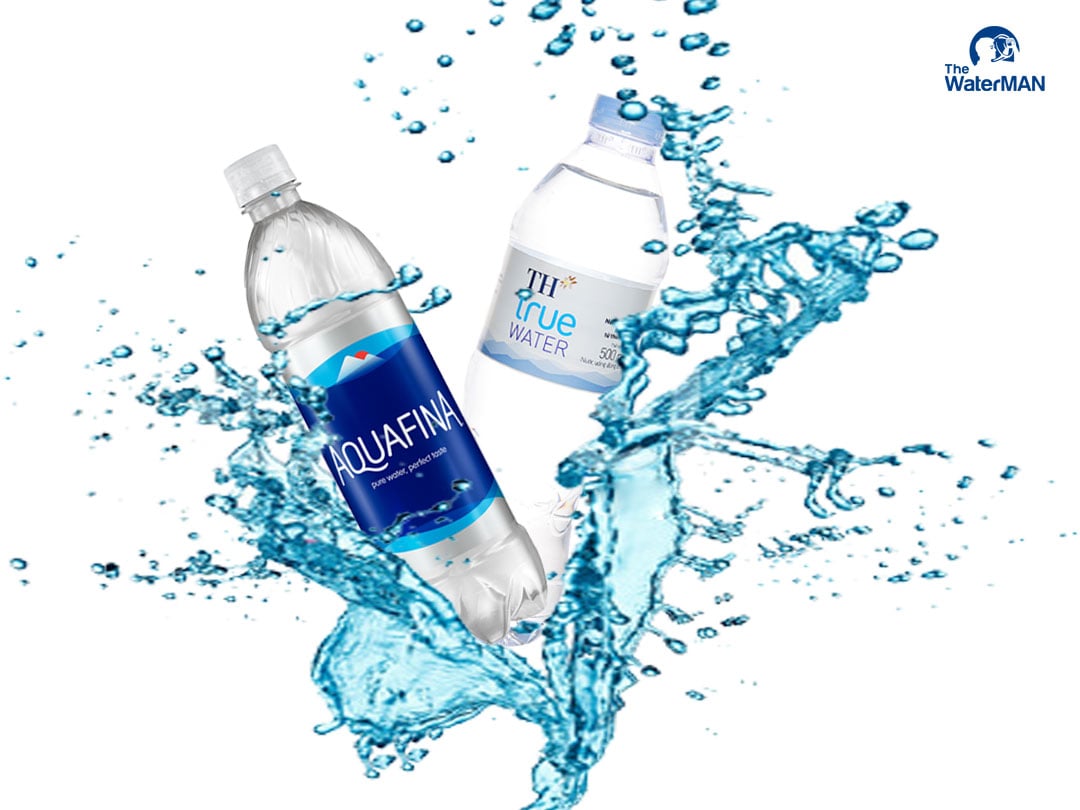 Nên chọn mua nước tinh khiết Aquafina hay TH true WATER?