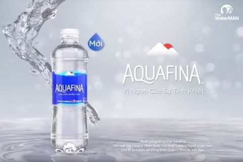 Aquafina 500ml “trình làng” mẫu chai mới đánh dấu sự phát triển hoàn hảo
