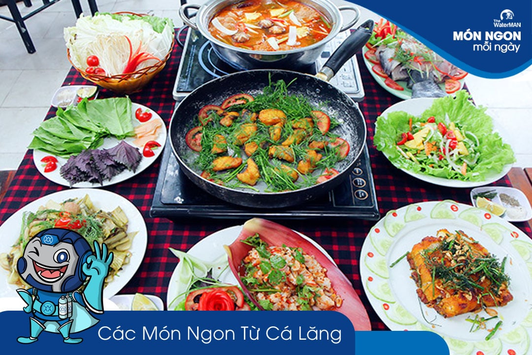 4 món ngon được chế biến từ cá Lăng