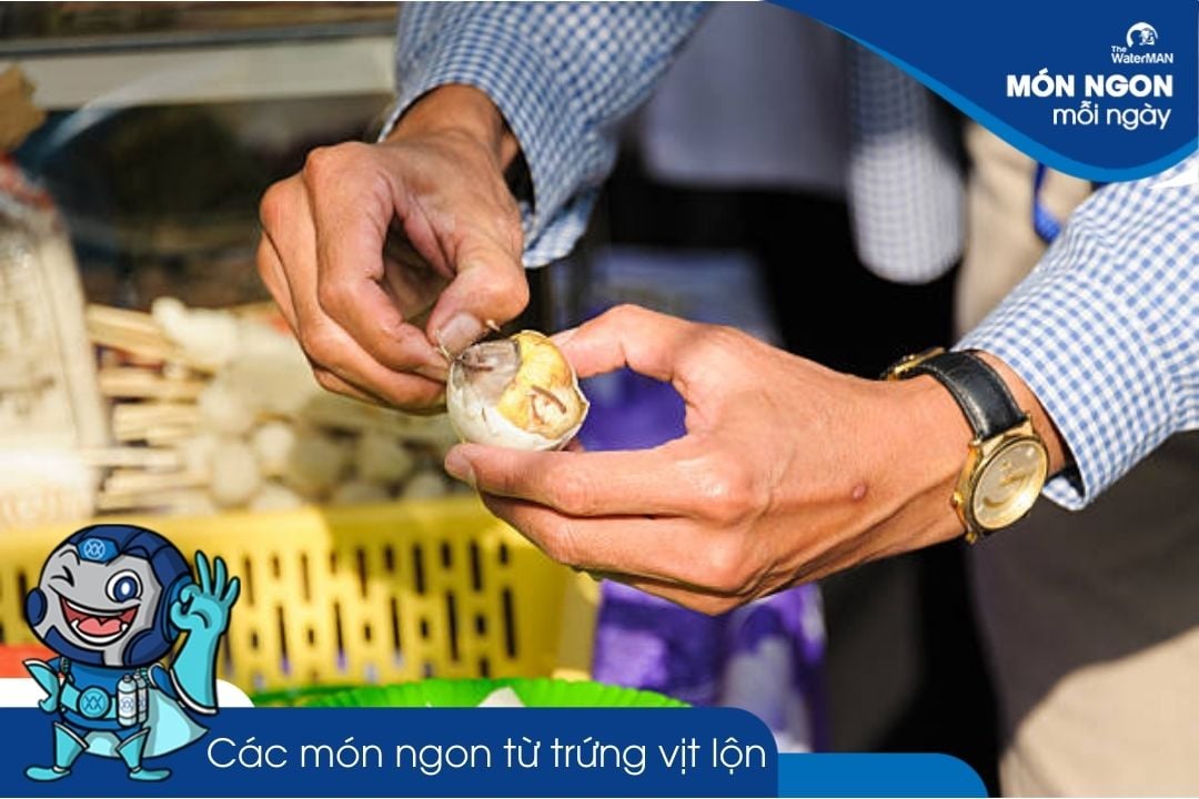 5 món ngon từ trứng vịt lộn “thử là ghiền”