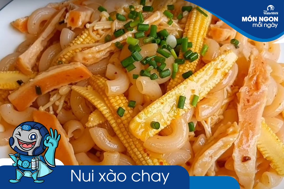 3 công thức làm món nui xào chay đổi vị cho cả nhà