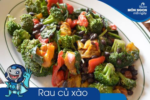 2 công thức làm rau củ xào bảo đảm ai ăn cũng ghiền