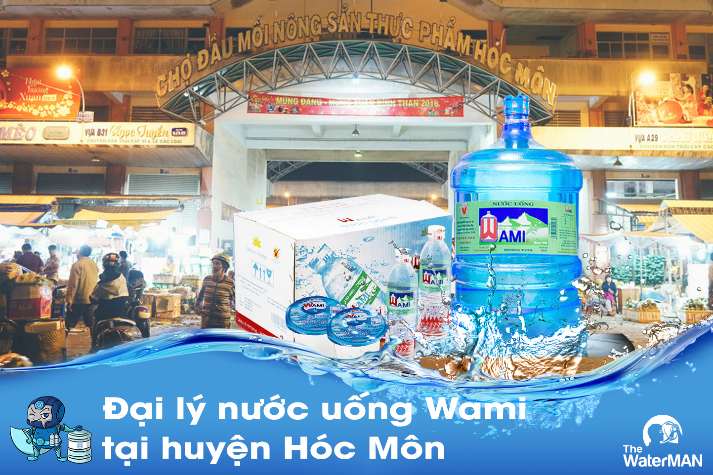 Đại Lý Nước Tinh Khiết Wami Huyện Hóc Môn