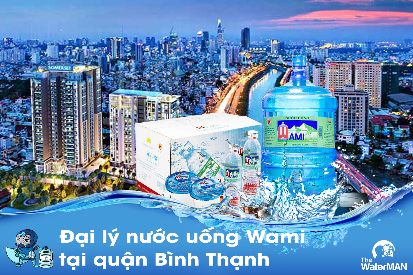 Đại Lý Nước Tinh Khiết Wami Quận Bình Thạnh