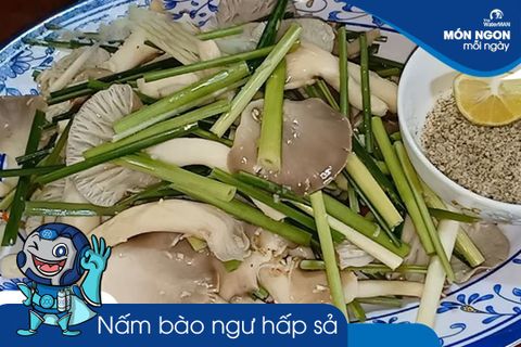 Công thức làm nấm bào ngư hấp sả thơm lừng tại nhà