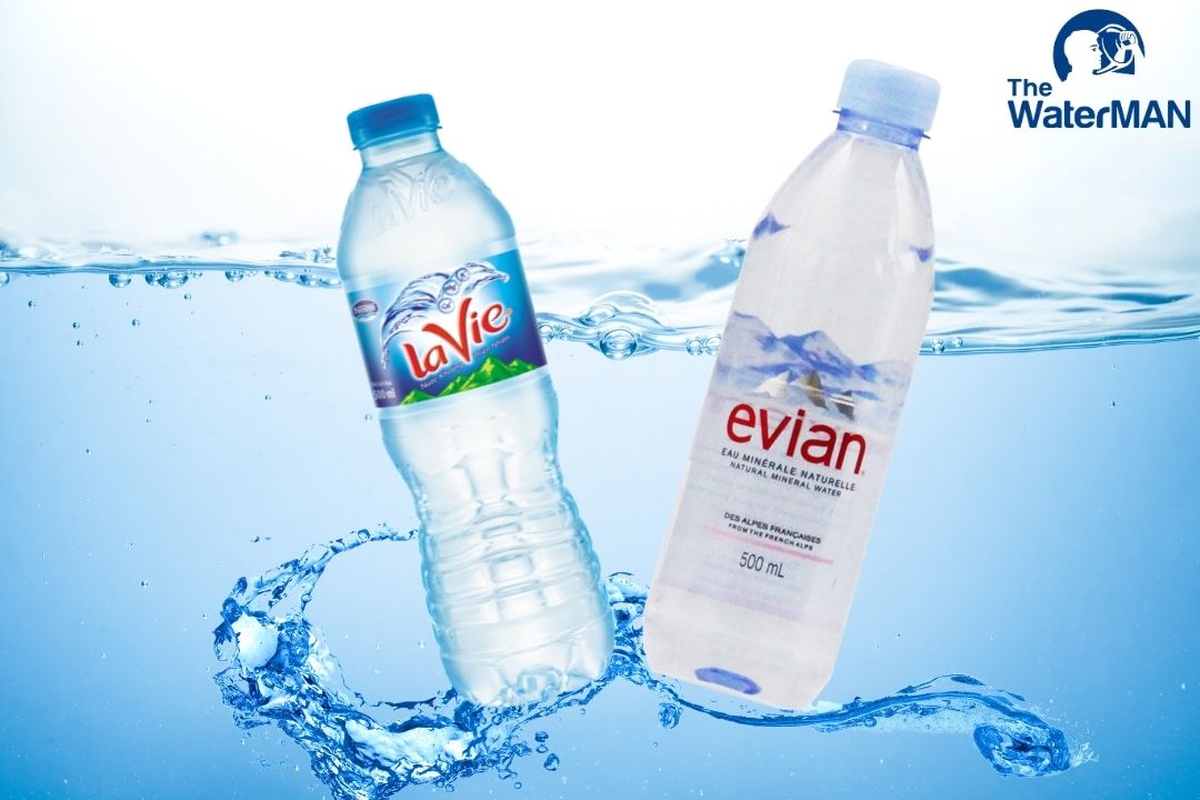 Nước khoáng Lavie và nước khoáng Evian có gì khác biệt?