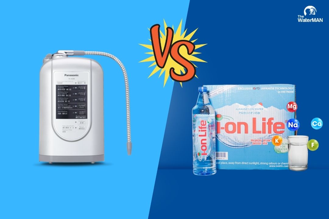 Uống nước kiềm đóng chai hay nước điện giải từ máy lọc gia đình tốt hơn cho sức khỏe?