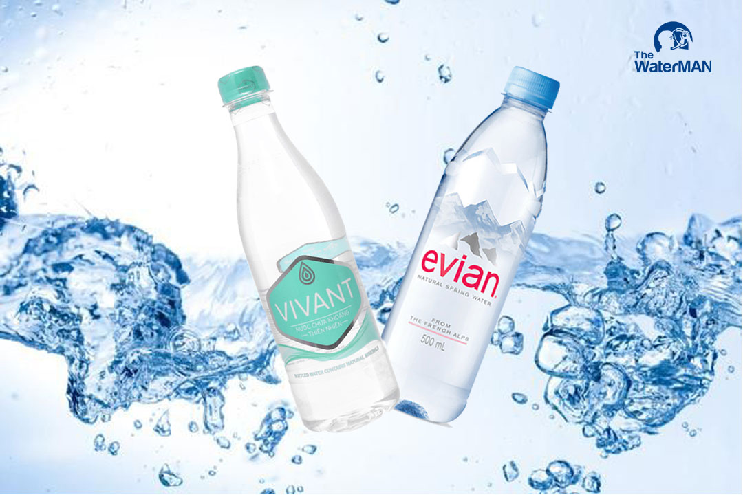 Nên chọn nước khoáng Vivant hay Evian?