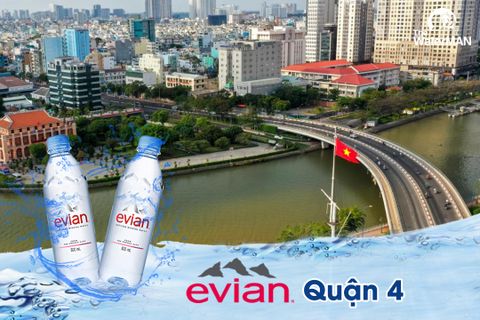 Đại lý nước khoáng Evian tại Quận 4