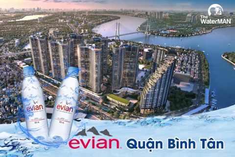 Đại lý nước khoáng Evian tại Quận Bình Tân