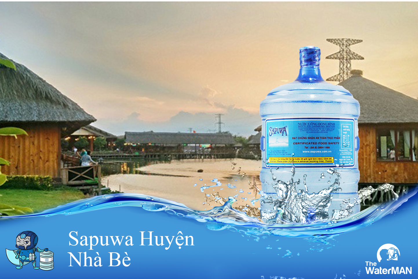 Đại Lý Nước Tinh Khiết Sapuwa Huyện Nhà Bè