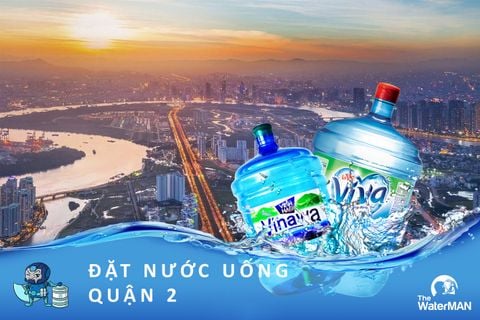 Đại lý giao nước khoáng đóng bình tại Quận 2