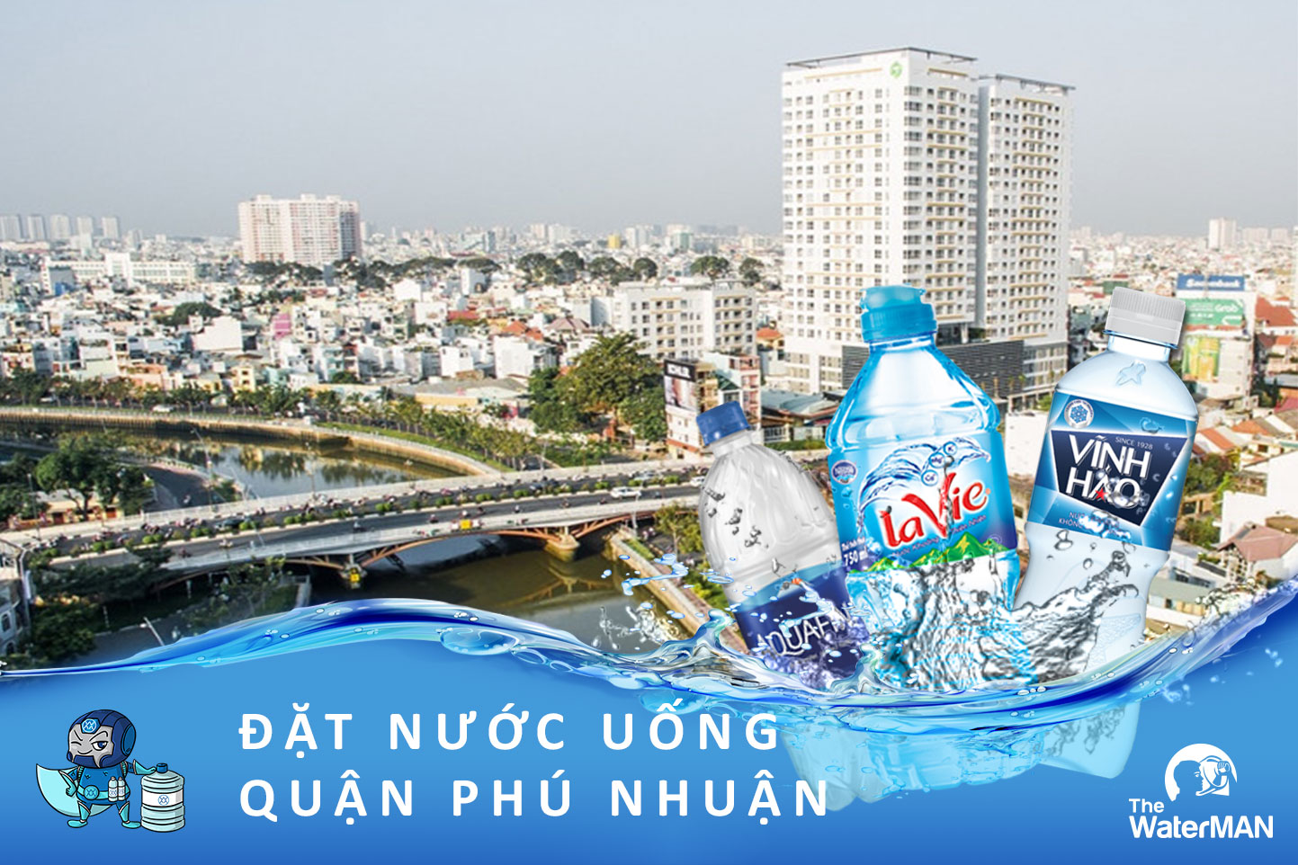 Đại lý giao nước đóng chai quận Phú Nhuận