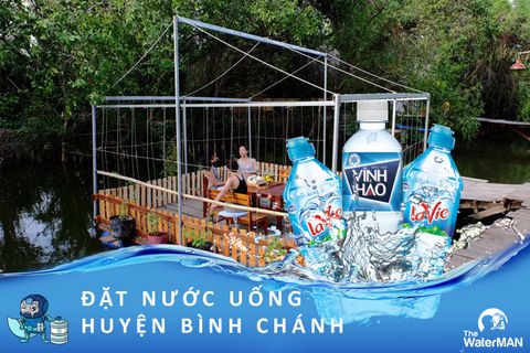 Đặt nước khoáng chính hãng ở huyện Bình Chánh
