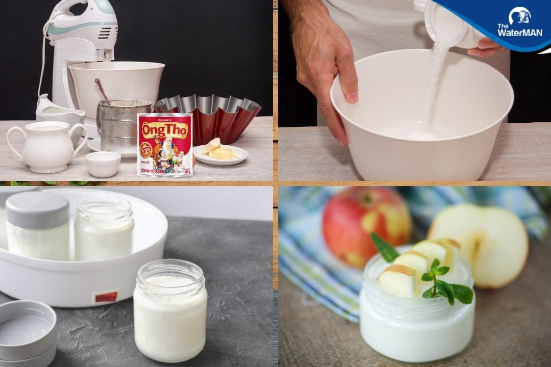Các bước làm sữa chua đơn giản tại nhà