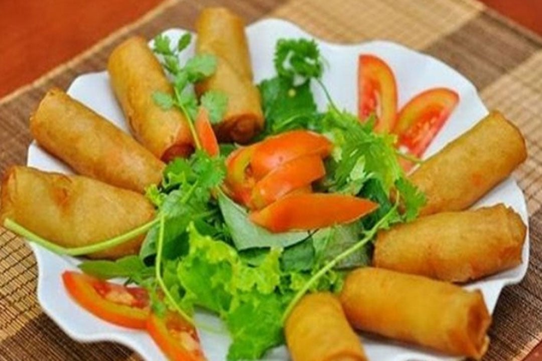 Chả giò chay nhân đậu xanh