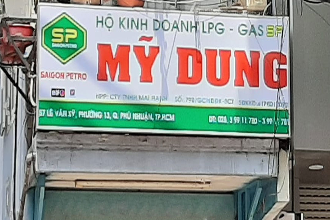 Đại lý gas Mỹ Dung