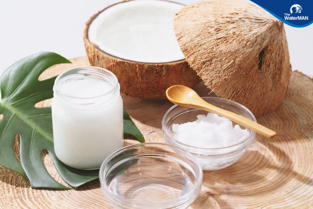 Sử dụng đường kết hợp dầu dừa