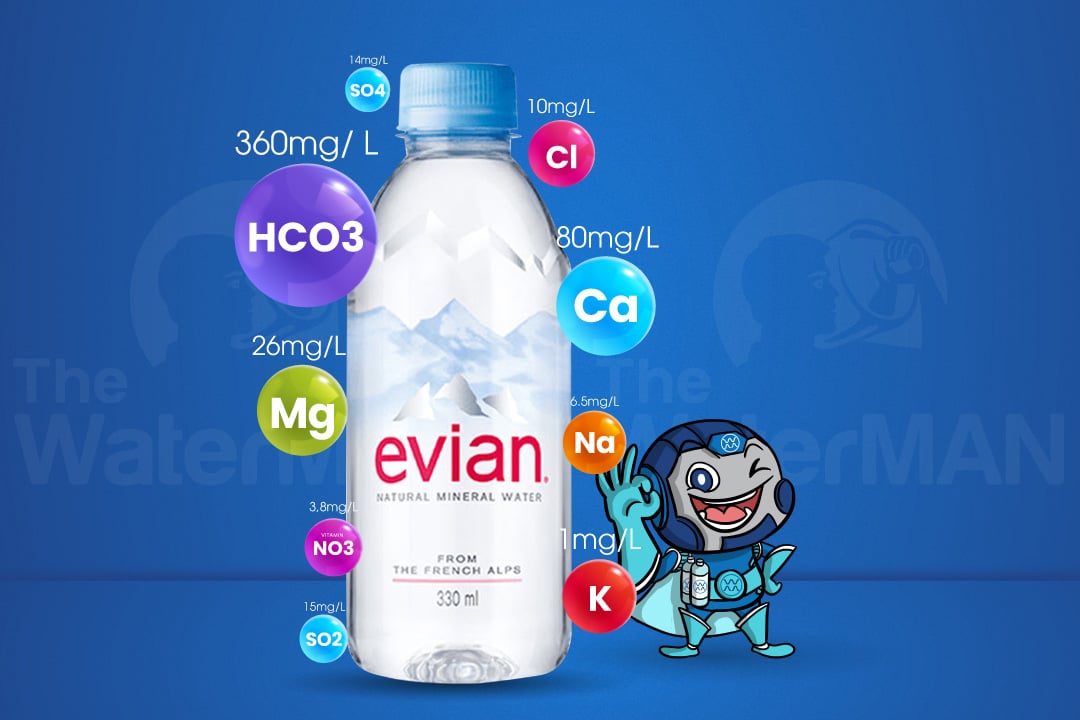 Thành phần khoáng trong nước Lavie 330ml