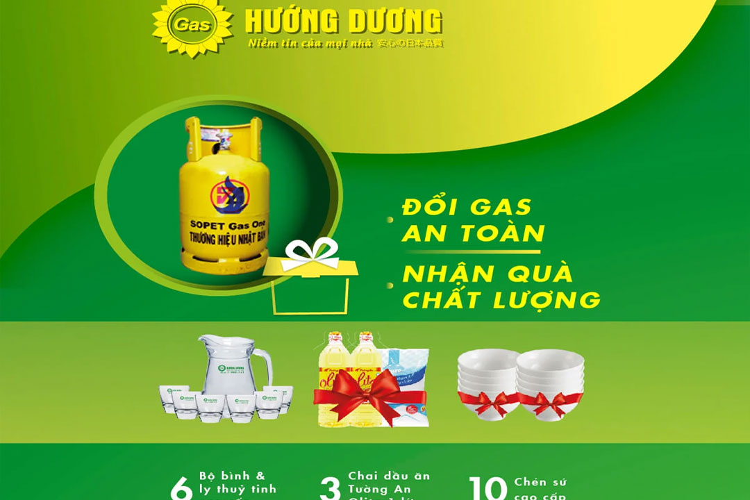 Đại lý gas Hướng Dương