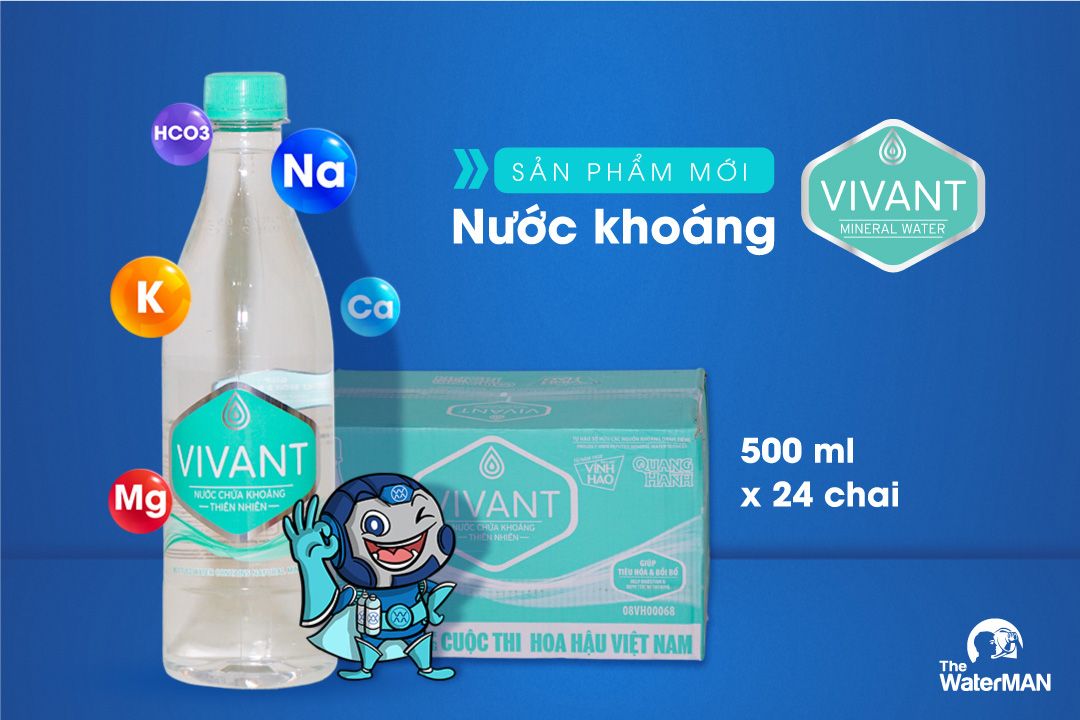 Thùng nước khoáng Vivant
