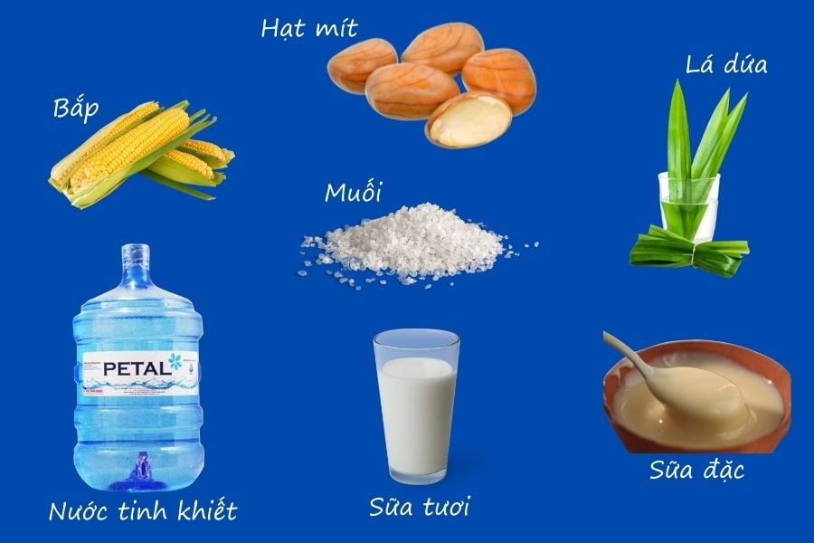 Nguyên liệu cho công thức sữa bắp