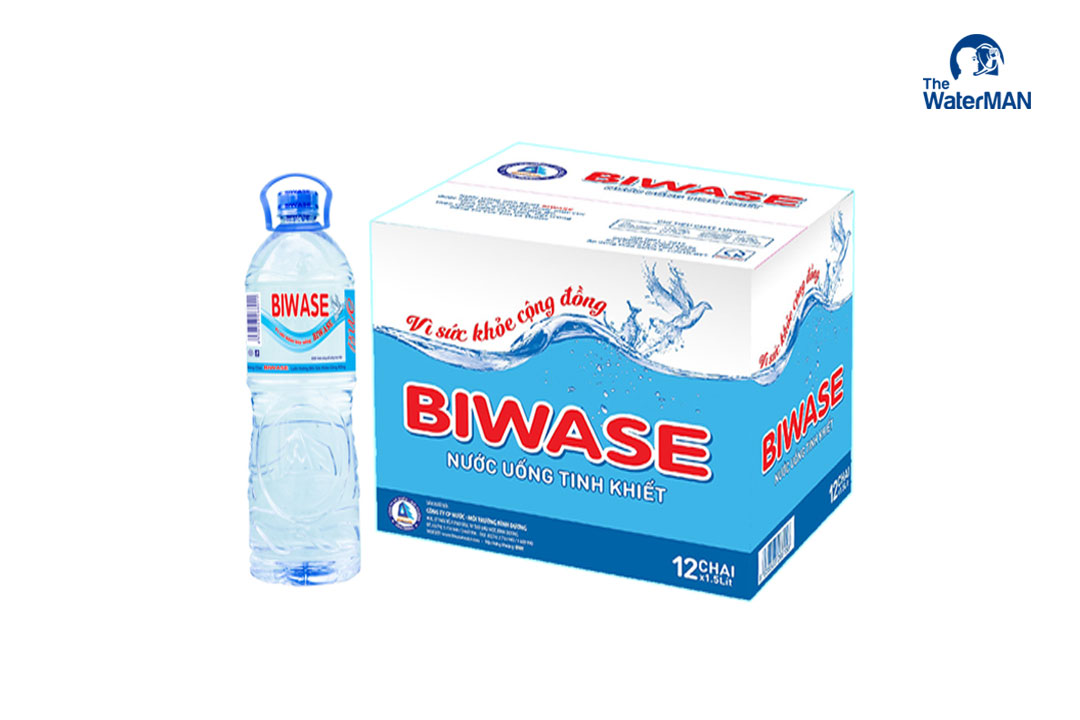 Nước tinh khiết Biwase chai 1.5L