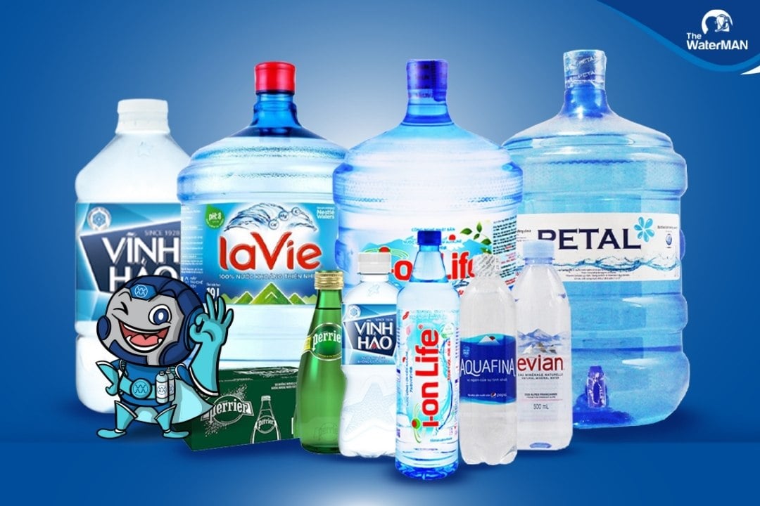 Thị trường có vô vàn thương hiệu nước uống đóng bình/chai