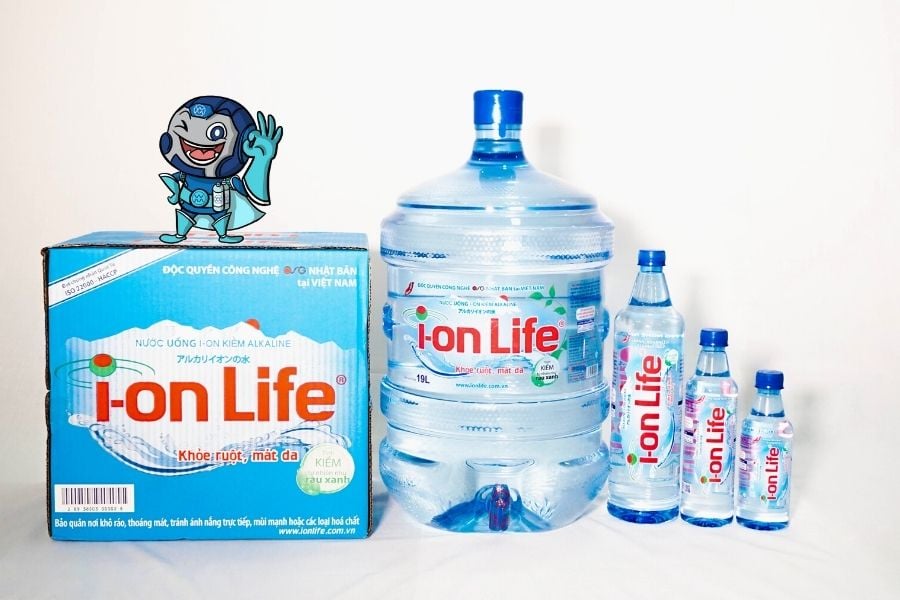 Nước khoáng kiềm Ion-Life chứa nhiều chất khoáng tốt cho sức khỏe