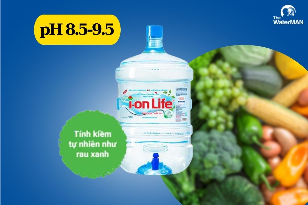 Nước Ion Life có độ kiềm từ 8.5 - 9.5