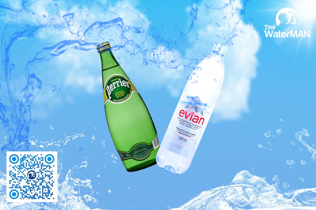 Perrier và Evian là hai dòng nước khoáng nhập khẩu bán chạy nhất tại thị trường Việt Nam