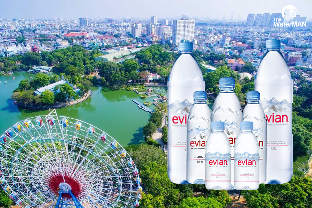 Các sản phẩm của nước khoáng Evian