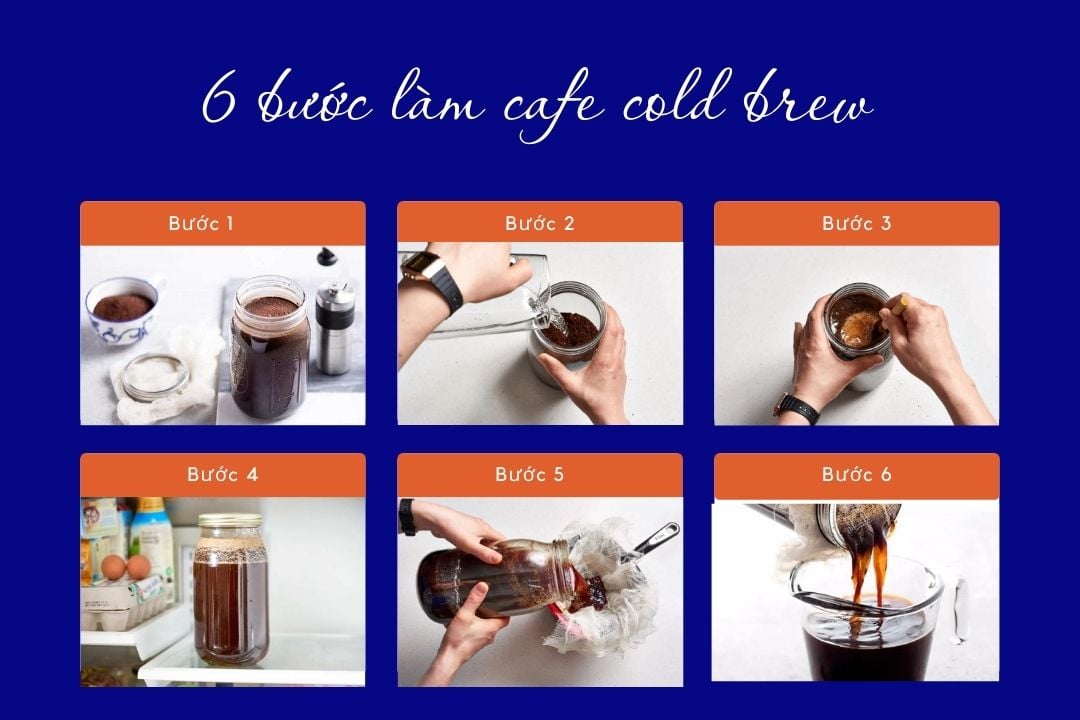 Quy trình làm cafeCold Brew