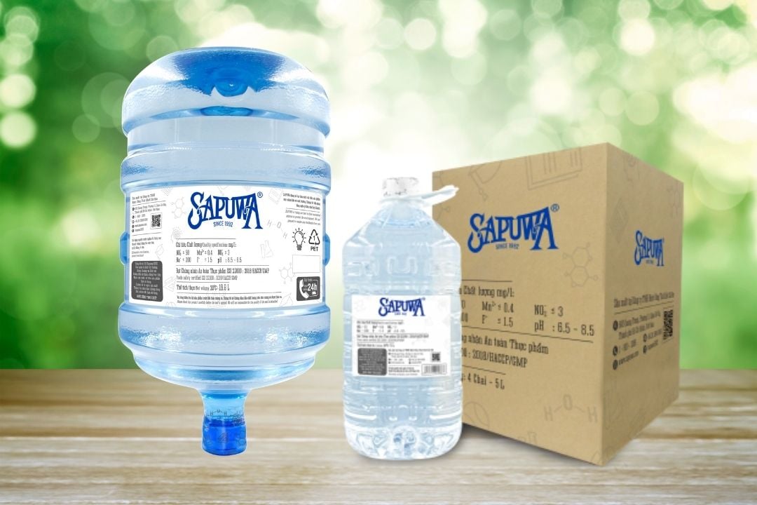 Nước tinh khiết Sapuwa