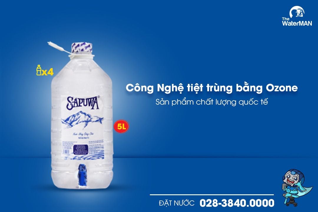 Nước uống Sapuwa 5L