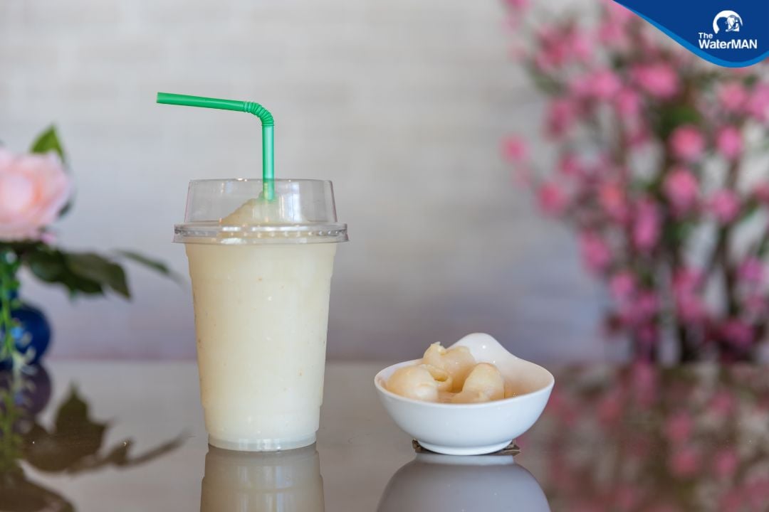 Sinh tố vải thơm ngon giải khát mùa hè