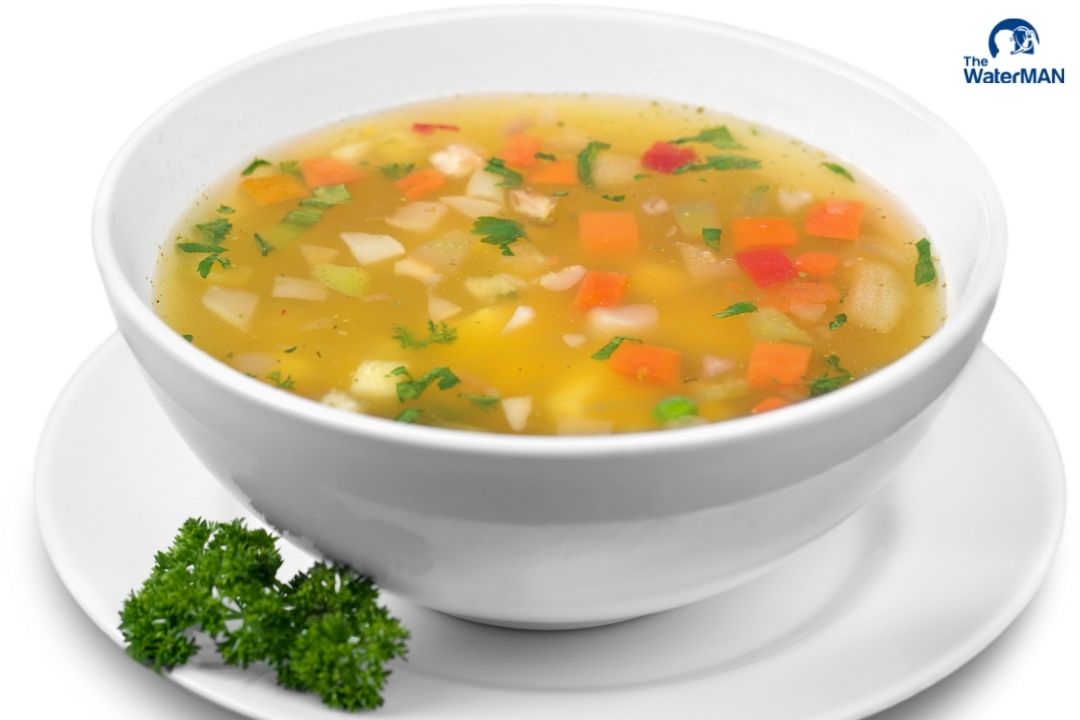 Soup hay thức ăn lỏng giúp bớt gánh nặng cho tiêu hóa