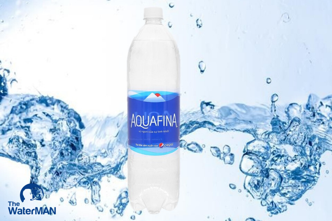 Nước tinh khiết Aquafina là nước uống thông dụng nhất thị trường hiện này.