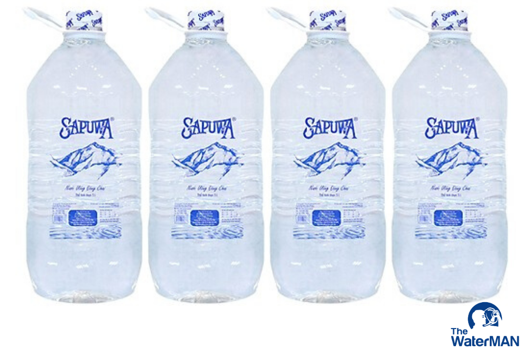 Nước Sapuwa chính hãng, đây là thương hiệu nước tinh khiết bán chạy nhất tại huyện Cần Giờ.