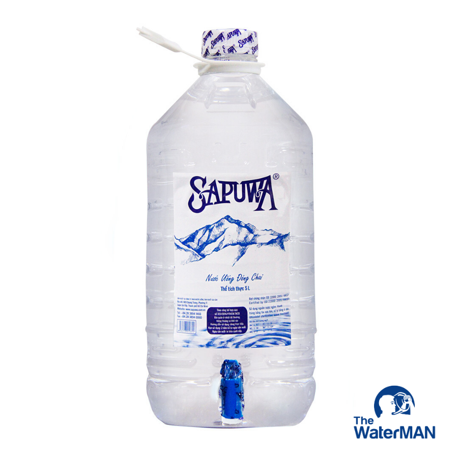 Nước tinh khiết Sapuwa chính hãng tại The water MAN. Đem đén cho bạn nguồn nước sạch, an toàn cho sức khỏe.
