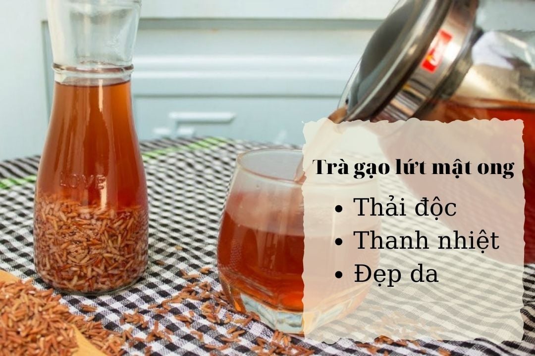 Công dụng của trà gạo lứt mật ong