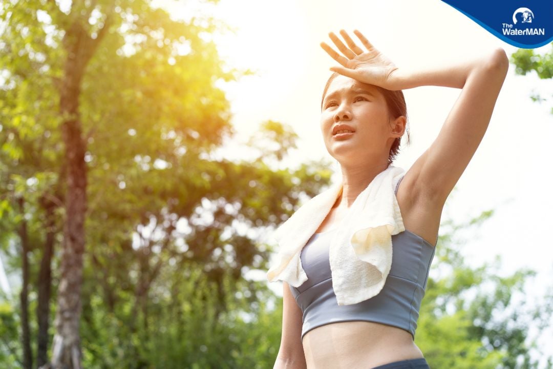 Uống đủ nước tốt cho cơ bắp người tập