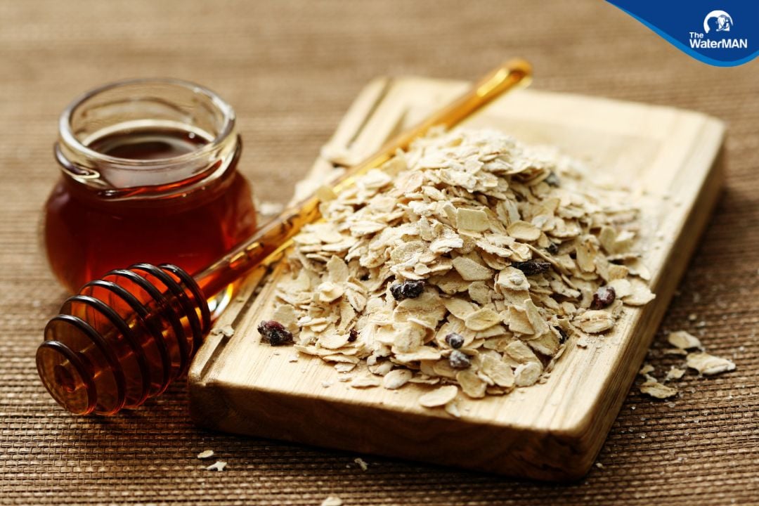 Tẩy tế bào chết từ yến mạch và mật ong