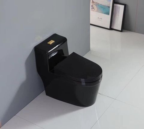 Bồn cầu màu đen - mẫu bồn cầu một khối sang trọng và hiện đại nhất 2020
