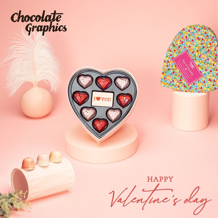 Socola món quà ý nghĩa mùa Valentine (Hình ảnh được chụp thực tế từ Chocolate Graphics)