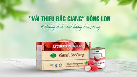 “Vải thiều Bắc Giang” đóng lon – Khẳng định chất lượng tiên phong