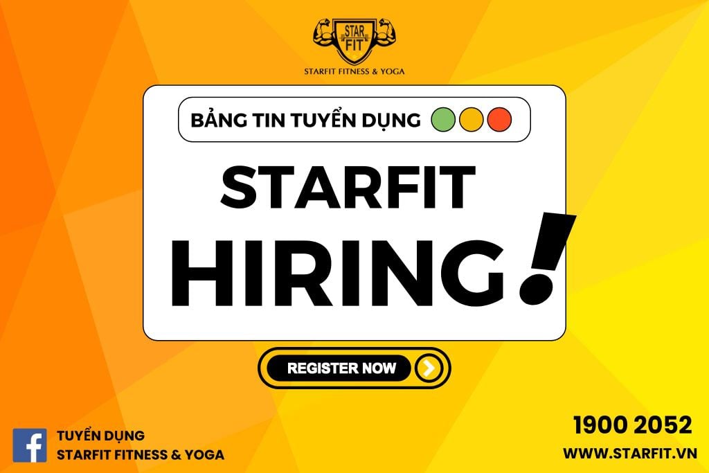 TUYỂN DỤNG NHÂN VIÊN tại STARFIT FITNESS & YOGA - 2025