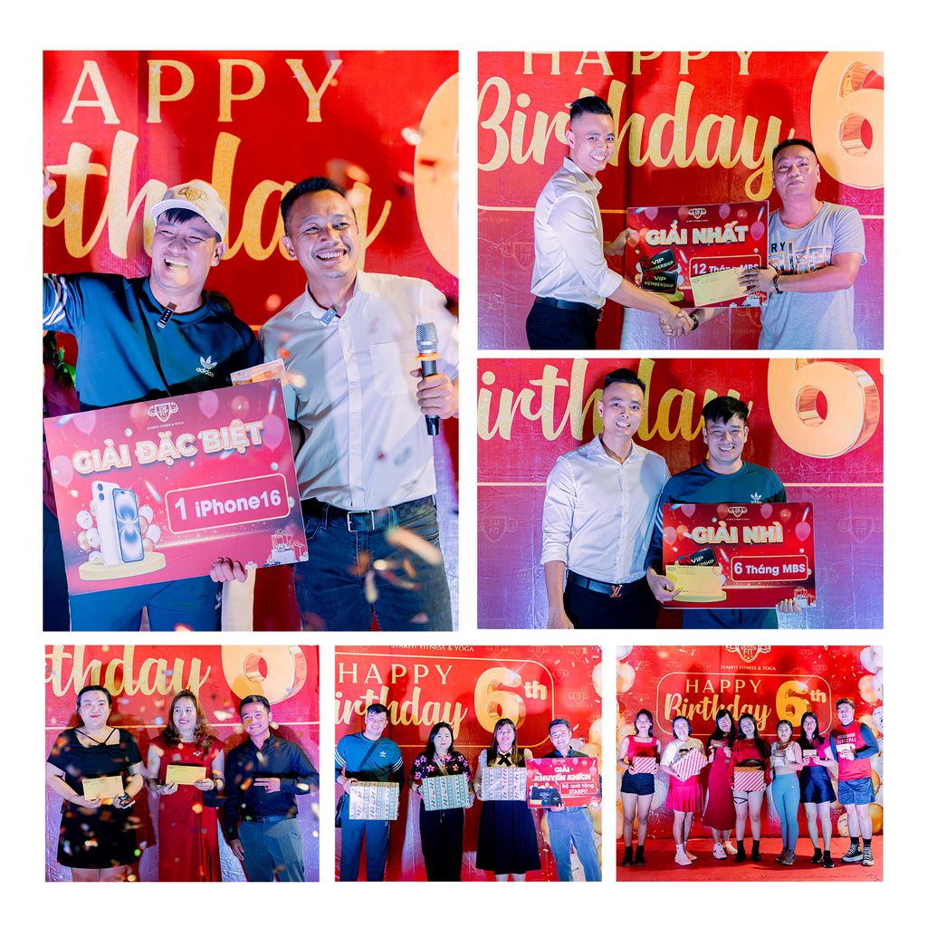 SỰ KIỆN SINH NHẬT LẦN THỨ 6 CÙNG STARFIT HOÀNG DIỆU 2