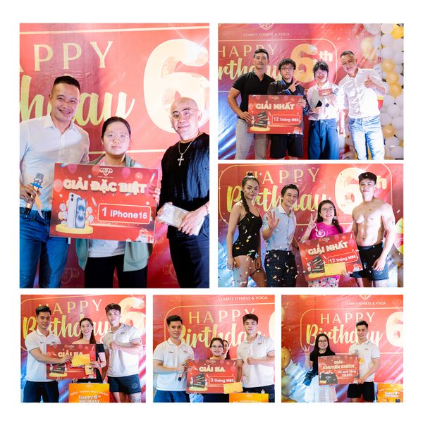 SỰ KIỆN SINH NHẬT LẦN THỨ 6 CÙNG STARFIT NGUYỄN DUY TRINH