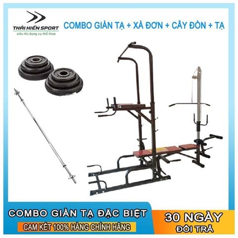HƯỚNG DẪN CHI TIẾT NHỮNG BÀI TẬP VỚI GIÀN TẠ ĐA NĂNG CƠ BẢN NHẤT CHO NGƯỜI MỚI